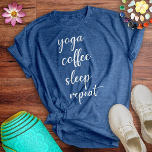 Yoga Coffee Sleep Tee