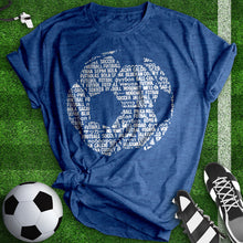 Load image into Gallery viewer, Soccer In Different Languages Tee
