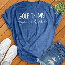 Load image into Gallery viewer, Cursive Golf Is My Favorite Season Tee
