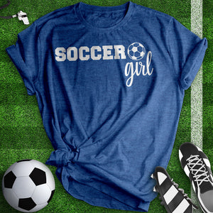 Soccer Girl Woman Tee