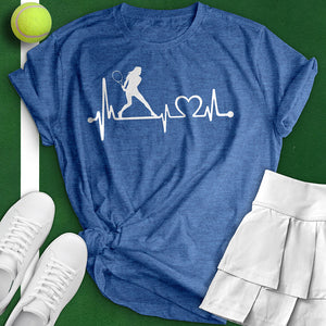 Tennis Heartbeat Tee