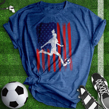 Load image into Gallery viewer, Soccer Girl USA Tee
