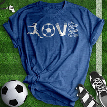 Load image into Gallery viewer, Love Soccer Equipment Tee
