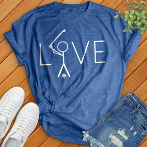 Love Golfer Tee