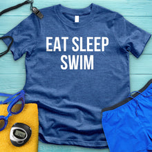 Load image into Gallery viewer, Eat Sleep Swim Tee
