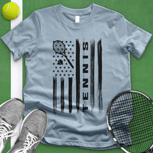 Load image into Gallery viewer, Tennis American Flag Tee
