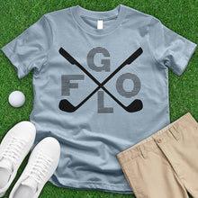 Load image into Gallery viewer, Faded GOLF Crossed Clubs Tee
