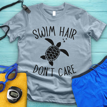 Load image into Gallery viewer, Swim Hair Don&#39;t Care Turtle Tee
