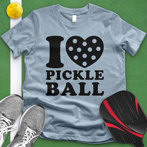 I Heart Pickle Ball Tee