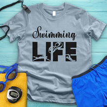 Load image into Gallery viewer, Swimming Life Tee
