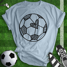 Load image into Gallery viewer, Gameday Heart Soccer Tee
