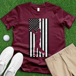 Blue American Flag Tee