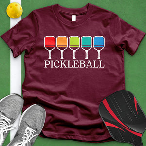 Pickleball Rainbow Tee