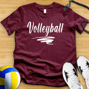 Volleyball Swirl Shirt Tee