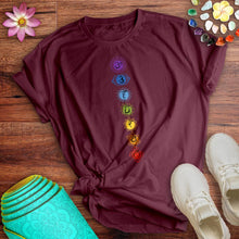 Load image into Gallery viewer, Floral Chakras Tee
