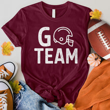 Load image into Gallery viewer, Go Team Football Helmet Tee
