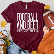 Load image into Gallery viewer, Football And Beer Tee
