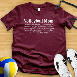 Volleyball Mom Definition Tee