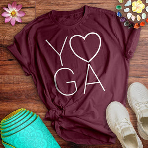 Yoga Heart Square Tee