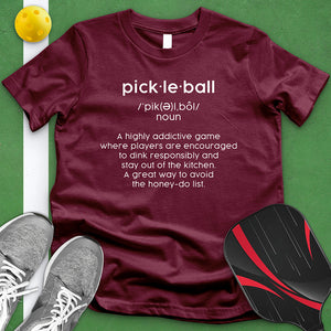 Pickle Ball Definition Tee