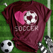 Load image into Gallery viewer, Love Soccer Tee
