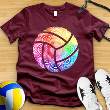 Load image into Gallery viewer, Tie Dye Mandala Volleyball Tee
