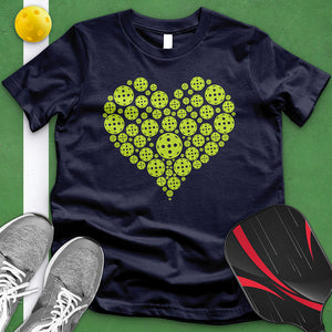 Pickleball Variety Heart Tee