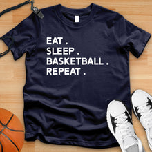 Load image into Gallery viewer, Eat Sleep Basketball Tee
