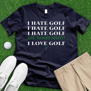 I Hate Golf Tee