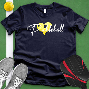 Heart Pickle Ball Tee