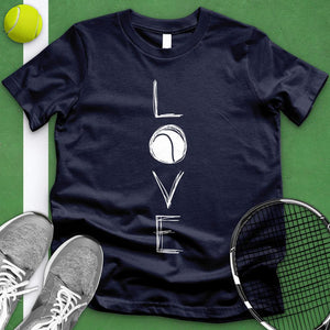 Love Tennis Vertical Tee