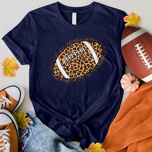 Leopard Football Tee