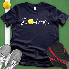 Load image into Gallery viewer, Cursive Love Pickleball Tee
