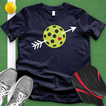 Load image into Gallery viewer, Pickleball Heart Arrow Tee
