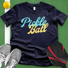 Load image into Gallery viewer, Yellow And Blue Pickleball Tee
