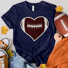 Load image into Gallery viewer, Football Heart Tee
