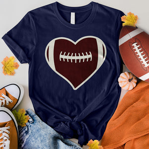 Football Heart Tee