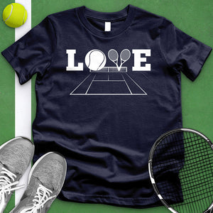 Love Tennis Court Tee