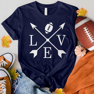 Love Football Arrows Tee