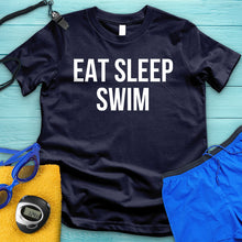 Load image into Gallery viewer, Eat Sleep Swim Tee
