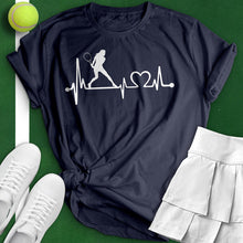 Load image into Gallery viewer, Tennis Heartbeat Tee
