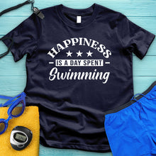 Load image into Gallery viewer, Happiness Is A Day Spent Swimming Tee
