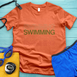 Swimming Swimming Retro-01 Tee