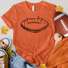 Load image into Gallery viewer, Cursive Football Game Day Tee
