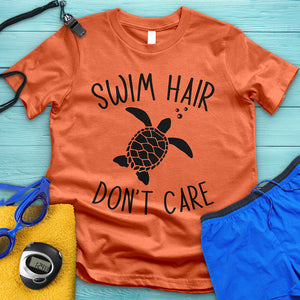 Swim Hair Don't Care Turtle Tee