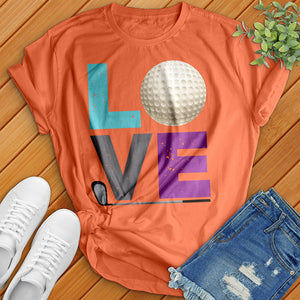 LOVE Ball And Club Tee