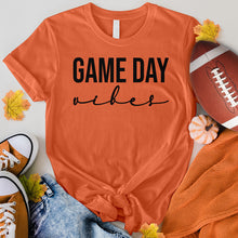 Load image into Gallery viewer, Cursive Game Day Vibes Tee
