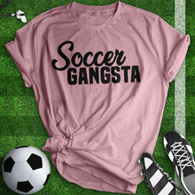 Load image into Gallery viewer, Soccer Gangsta Tee
