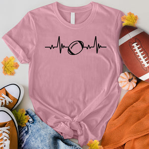 Football Heart Beat Tee