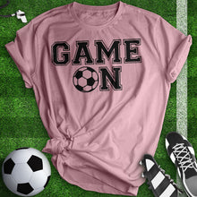 Load image into Gallery viewer, Game On Soccer Ball Tee
